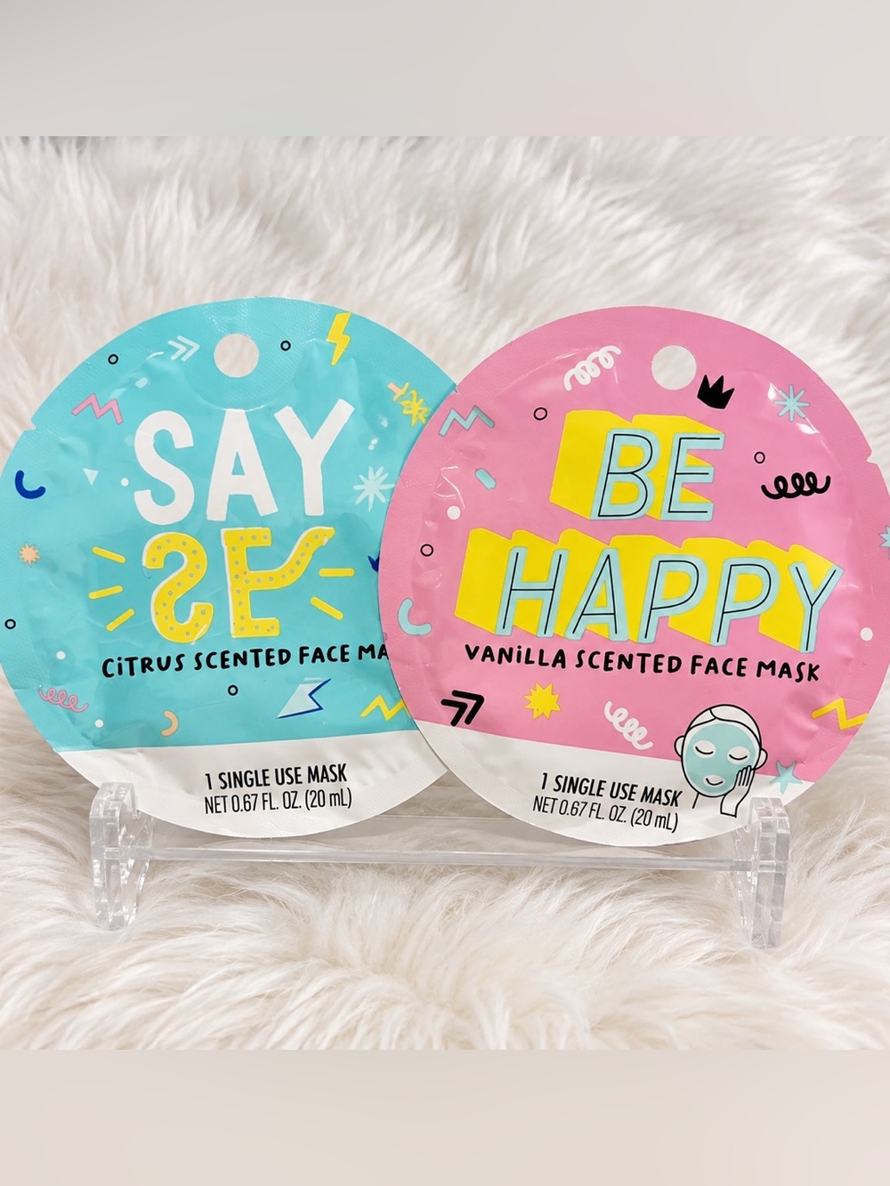 Taste Beauty Say Yes + Be Happy Scented Face Mask Duo
